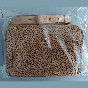 MADEWELL The Transport Camera Bag Dotted Calf Hair